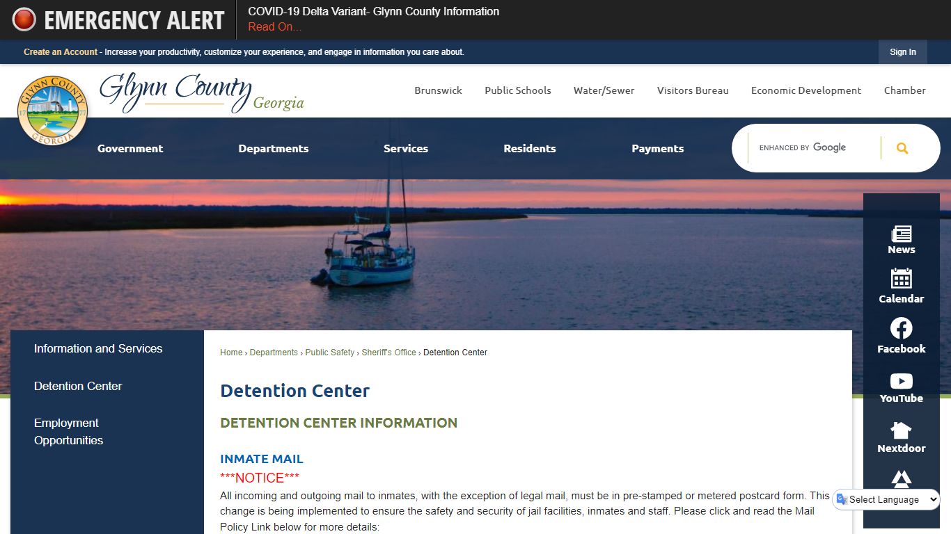 Detention Center | Glynn County, GA - Official Website